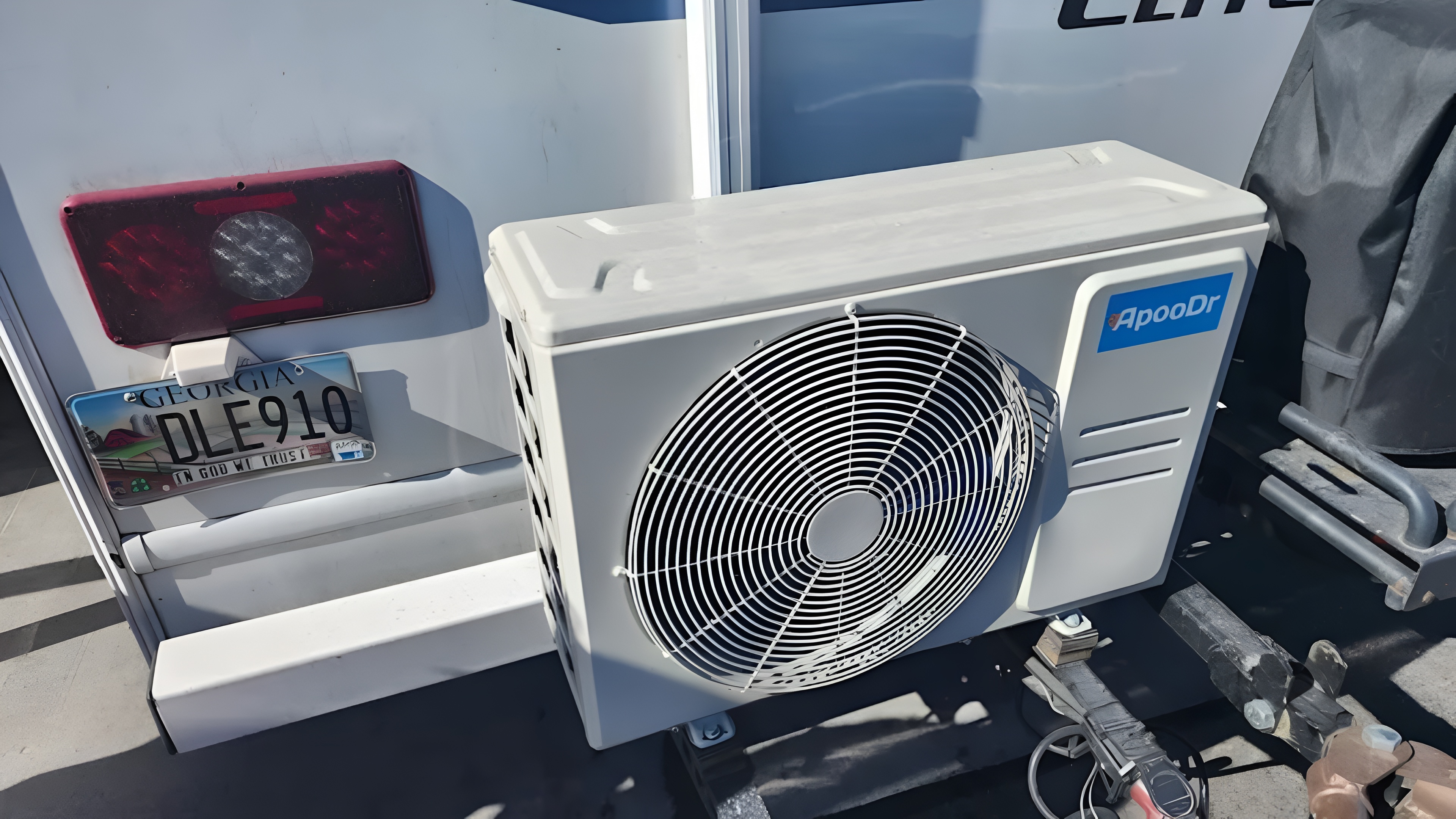 Ductless condenser at our shop